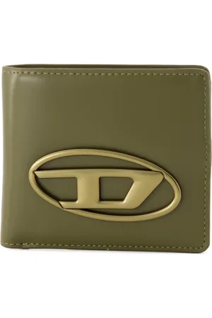 Diesel Leren portemonnee met logo