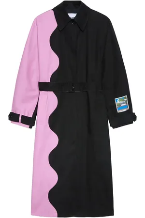 Msgm Tweekleurige trenchcoat