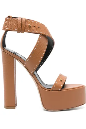 Elisabetta Franchi Sandalen met plateauzool
