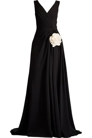 Tadashi Shoji Port geplooide jurk