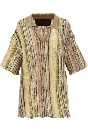 Vitelli Poloshirt met jacquard