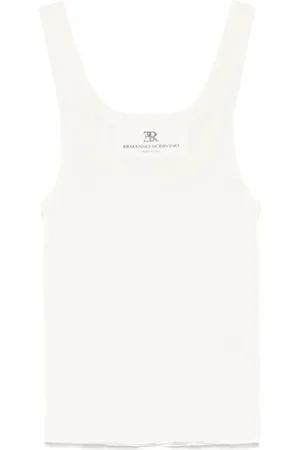 ERMANNO SCERVINO Crêpe tanktop