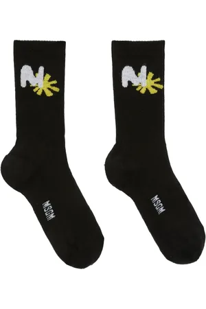 Msgm Sokken met geborduurd logo