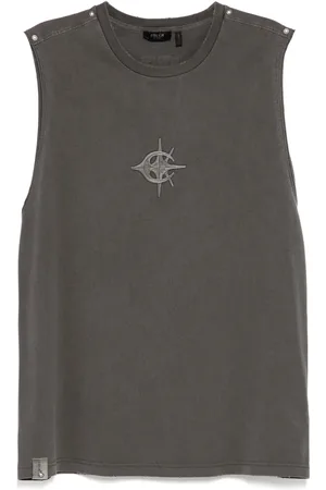 FIVE CM Top met geborduurd logo