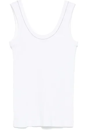 Brunello Cucinelli Geribbelde tanktop