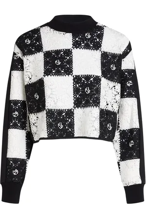 Karl Lagerfeld Gehaakte cropped trui