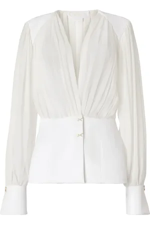 GENNY Blouse met vlakken