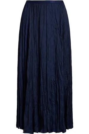 Ralph Lauren Gekreukte midi