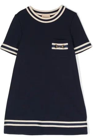 Gucci Katoenen jurk met gestreept detail