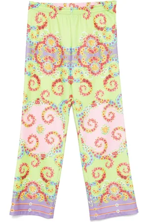 VERSACE Broek met bloemenprint