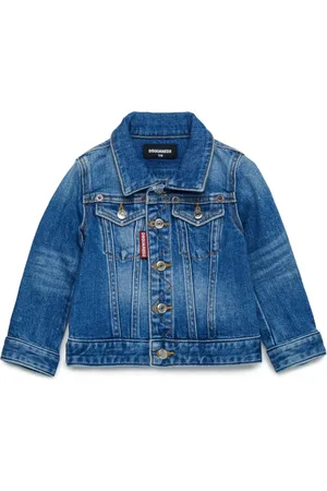 Dsquared2 Spijkerjack met logopatch