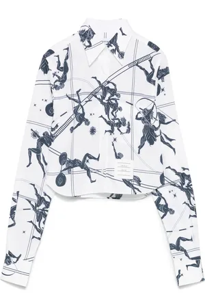 Thom Browne Blouse met puntkraag