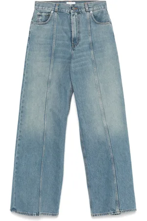 haikure Peace jeans met wijde pijpen