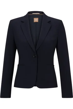 HUGO BOSS Blazer met enkele rij knopen