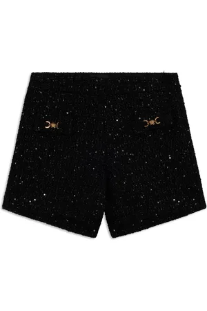VERSACE Tweed shorts met pailletten