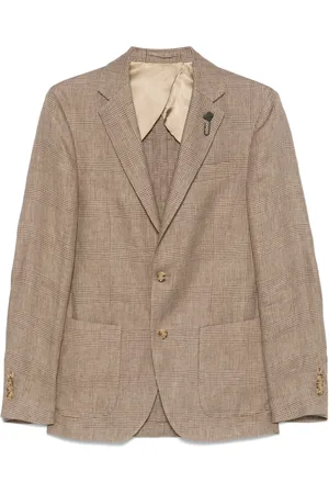 LARDINI Blazer met Prince of Wales