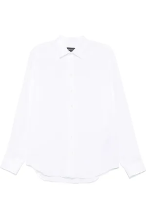 Emporio Armani Overhemd met geborduurd logo