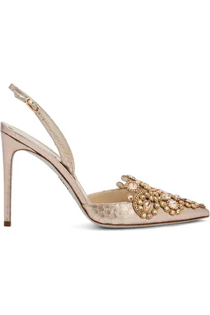 RENE CAOVILLA 105 mm pumps met kristallen