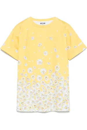 Moschino Katoenen jurk met bloemenprint