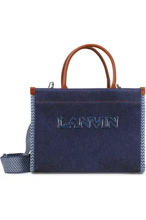 Lanvin Schoudertas met geborduurd logo
