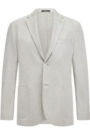 Boggi Milano Blazer met visgraatpatroonn