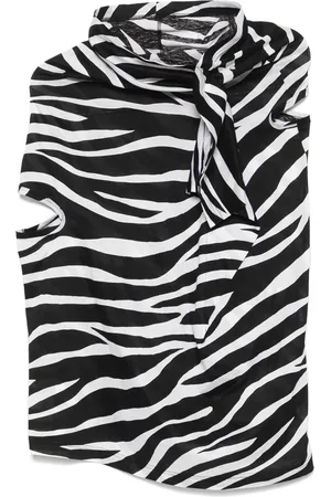 JUNYA WATANABE 2015 blouse met zebraprint