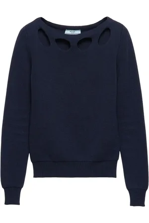 Prada Katoenen trui met boothals