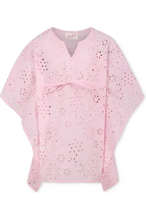 MC2 SAINT BARTH Jurk met geborduurde bloemen