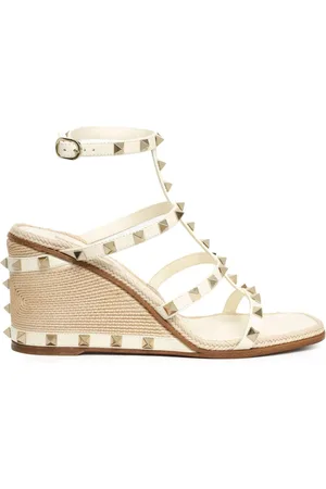 VALENTINO GARAVANI 80 mm Rockstud sandalen met sleehak