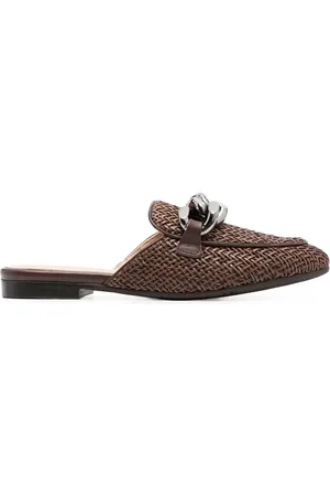 Casadei Muiltjes met kettingdetail