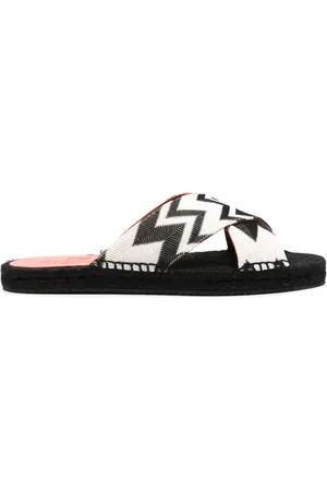 Missoni Espadrilles met gekruiste bandjes