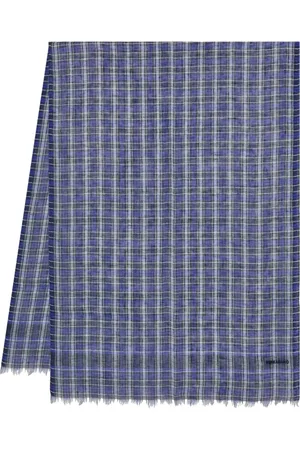 Salvatore Ferragamo Sjaal met tartan ruit