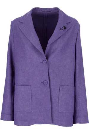 LARDINI Blazer met opgestikte zak