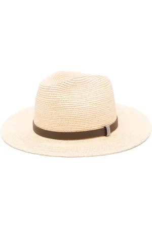 PESERICO SIGN Fedora hoed met leren bandje
