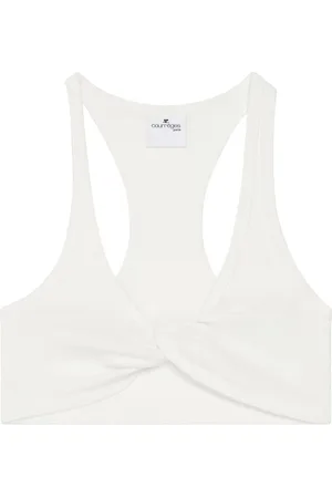 Courrèges Top met gedraaid detail
