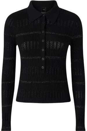 Pinko Poloshirt met lange mouwen