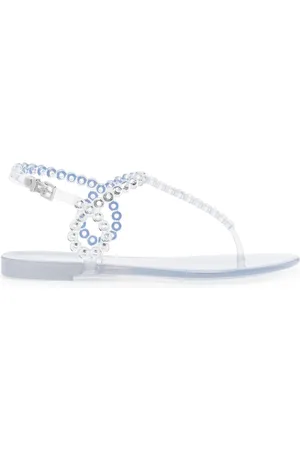 Aquazzura Almost Bare sandalen verfraaid met ringlets