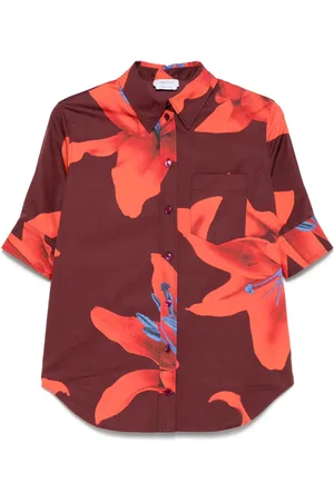 Alexander McQueen Blouse met bloemenprint