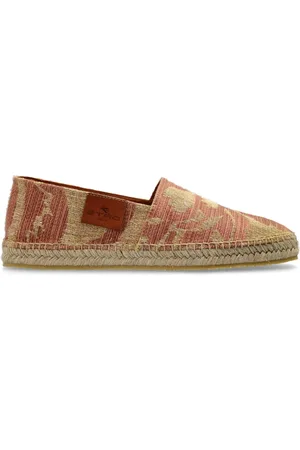 Etro Linnen espadrilles met paisley