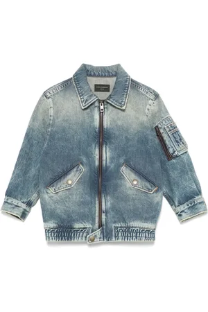 Dolce & Gabbana Spijkerjack met logoplakkaat