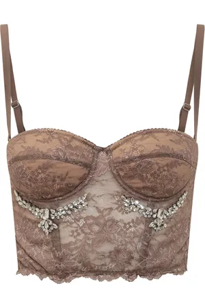 Des Phemmes Bustier top met kant