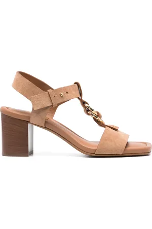 ULLA JOHNSON 75 mm suède sandalen