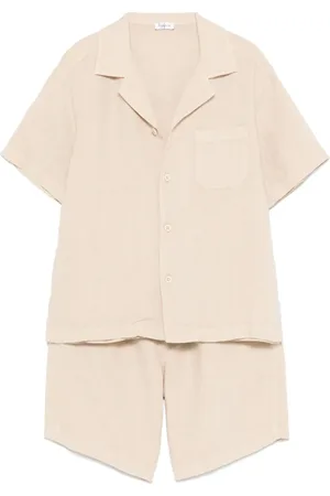 Il gufo Linnen shirt en shorts