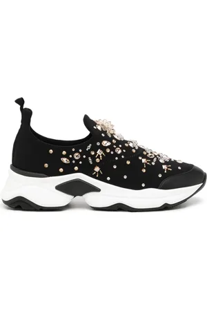 RENE CAOVILLA Morgana sneakers verfraaid met stras