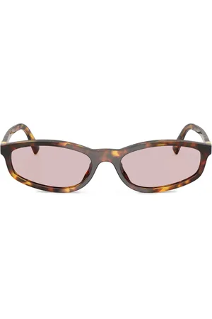 Miu Miu Zonnebril met schilpadschild design