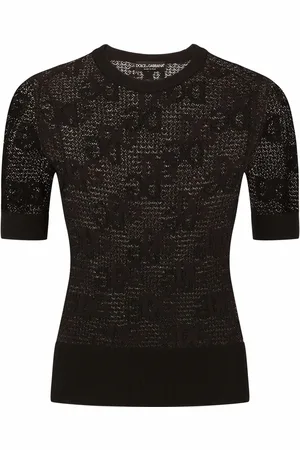 Dolce & Gabbana Trui met logo en kant