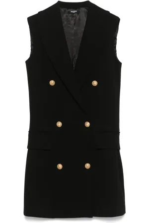 Balmain Jurk met dubbele rij knopen