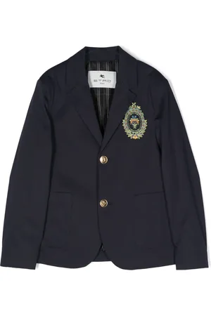 Etro Blazer met geborduurd logo