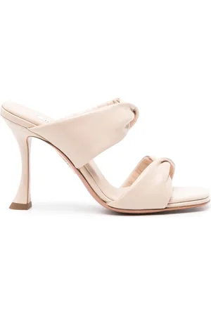 Aquazzura Twist leren muiltjes