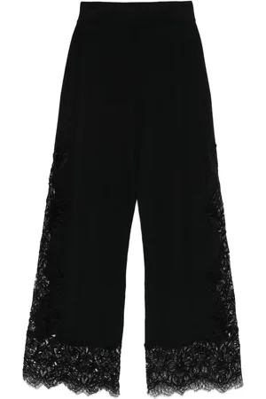 ERMANNO SCERVINO Broek met kanten vlakken